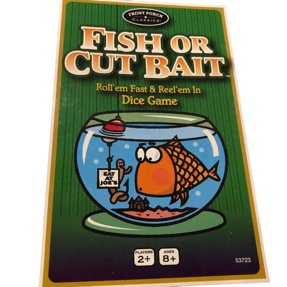 Game Bundle Dice & Card Games Scrabble Slam, Fish Or Cut Bait/Deer In Headlights - Picture 2 of 10